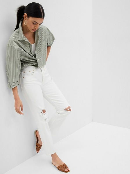 GAP Jeans hlače straight High Rise Cheeky GAP