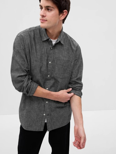 GAP Chambray srajca z dolgimi rokavi GAP