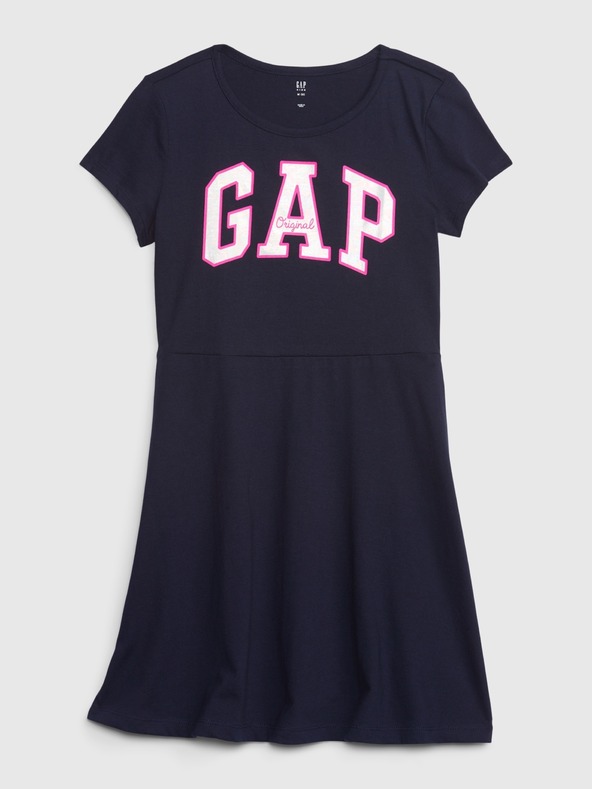 GAP Otroška obleka z logotipom GAP