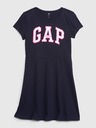 GAP Otroška obleka z logotipom GAP