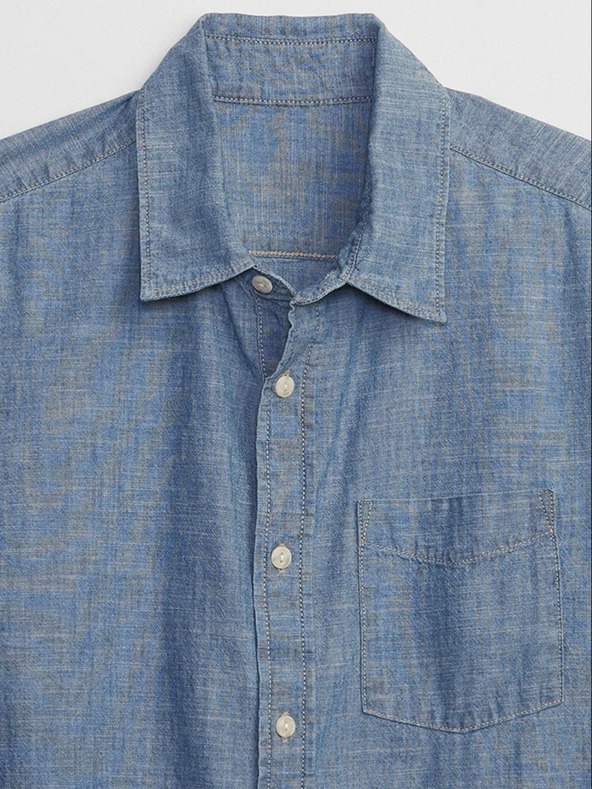 GAP Chambray srajca z dolgimi rokavi GAP