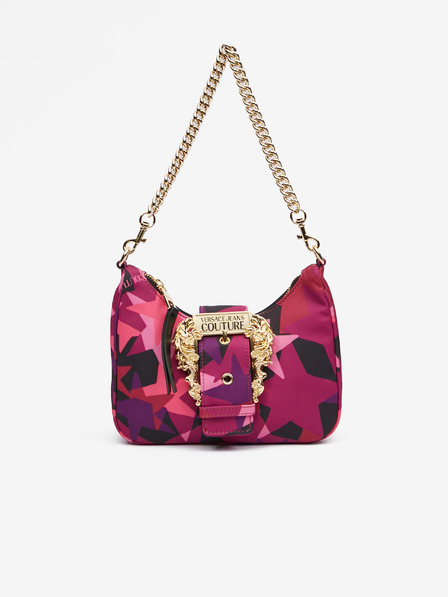 Versace Jeans Couture Temno rožnata Versace Jeans Couture torbica z vzorčastim vzorcem Range F Couture