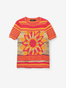 Desigual Desigual Sun Blue ženska oranžna pletena majica