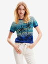 Desigual Modra Desigual Dubai ženska pletena majica