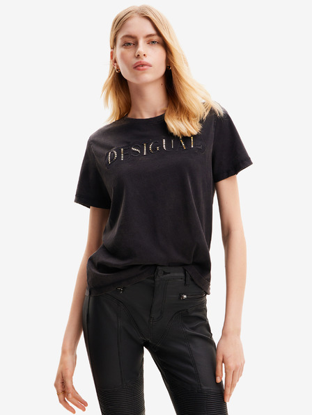 Desigual Črna Desigual Dublin ženska majica