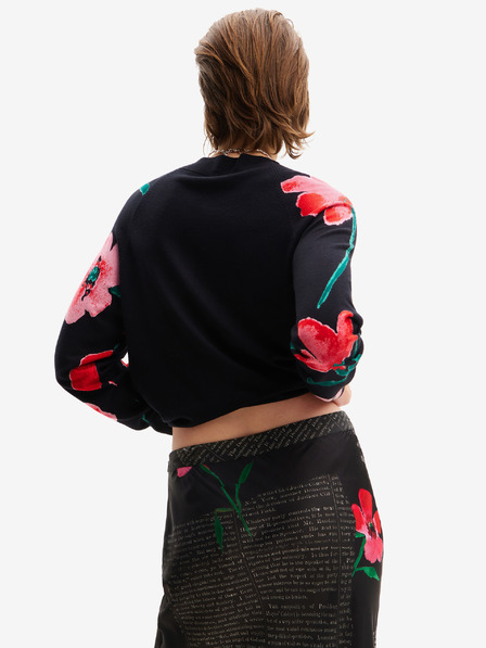Desigual Črn ženski pulover Desigual Demis