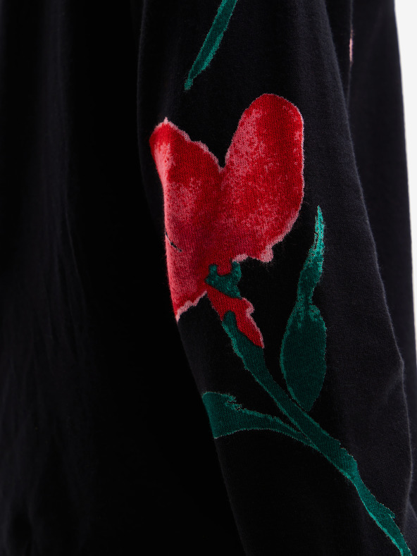 Desigual Črn ženski pulover Desigual Demis