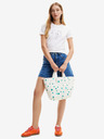 Desigual Bela ženska torbica Desigual New Splatter Valdivia z vzorcem