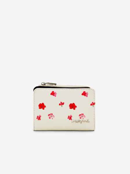 Desigual Kremasta ženska cvetlična denarnica Desigual Circa Emma Mini denarnica