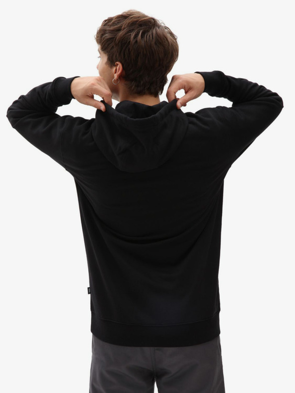 Vans Moška črna jopa s potiskom VANS