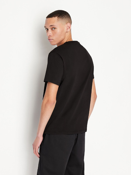 Armani Exchange Črna moška majica Armani Exchange