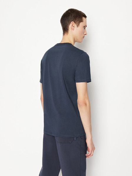 Armani Exchange Temno modra moška majica Armani Exchange