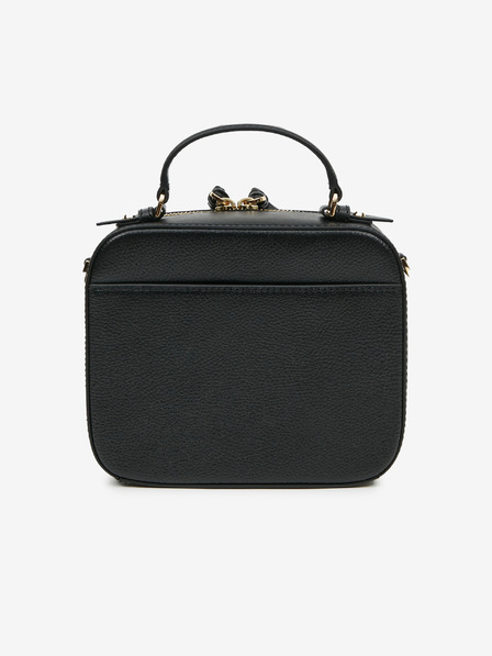 Michael Kors Črna usnjena torbica s križem Michael Kors Jet Set Charm