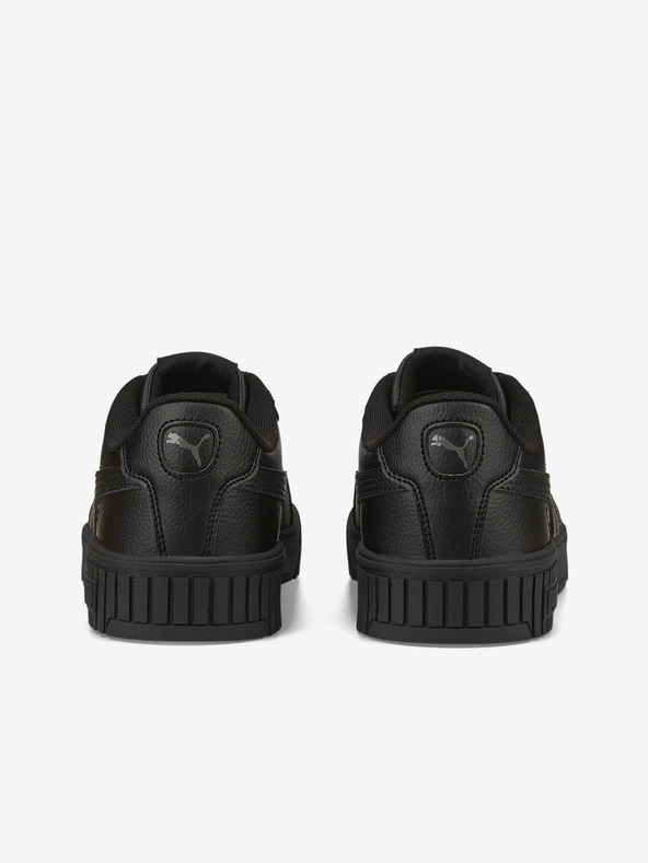 Puma Črne ženske usnjene superge Puma Carina 2.0