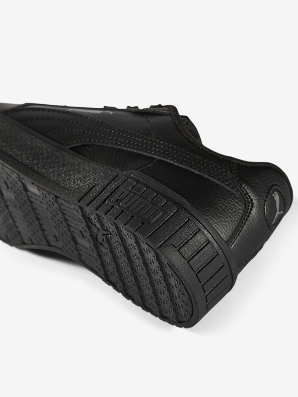 Puma Črne ženske usnjene superge Puma Carina 2.0