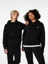 Converse Črna unisex majica s kapuco Converse