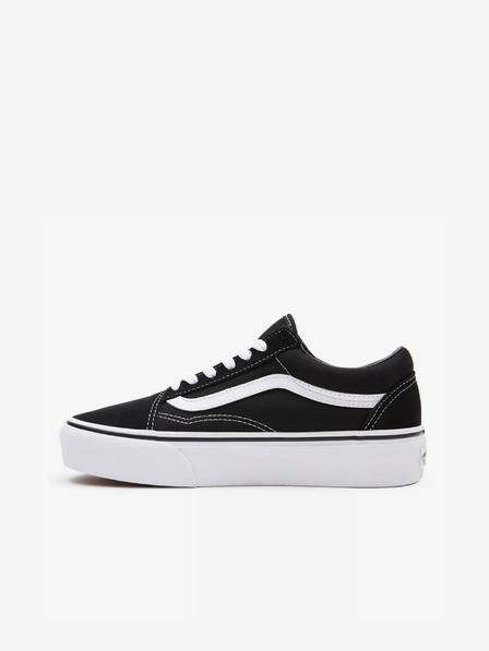 Vans Črne platnene superge iz semiša VANS Old Skool