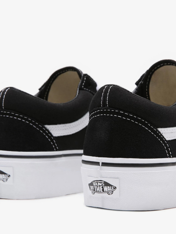 Vans Črne platnene superge iz semiša VANS Old Skool