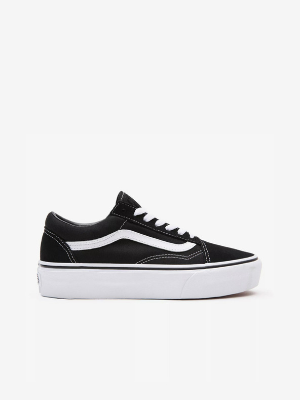 Vans Črne platnene superge iz semiša VANS Old Skool