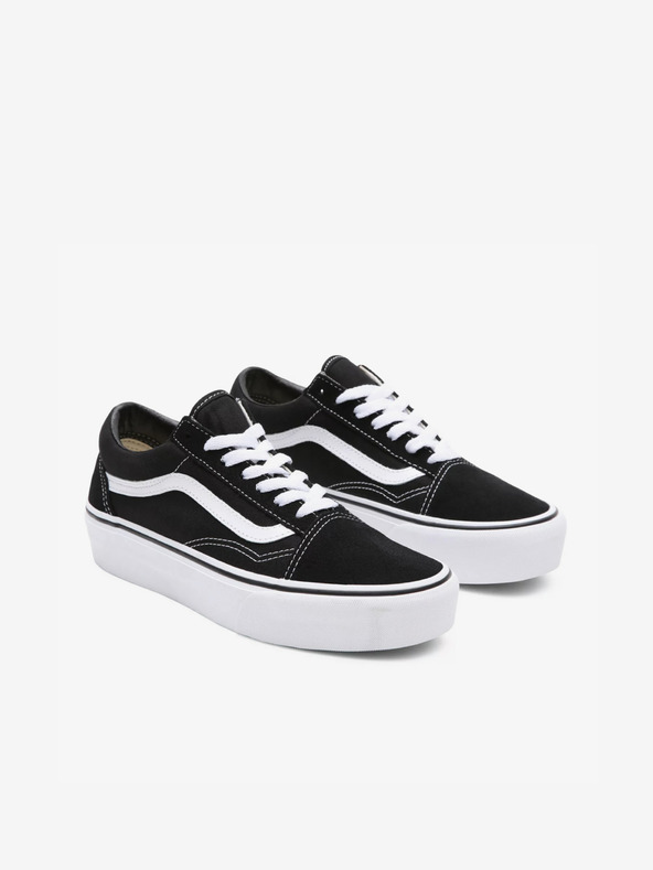Vans Črne platnene superge iz semiša VANS Old Skool