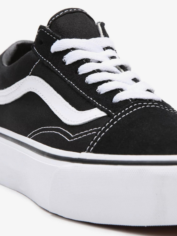 Vans Črne platnene superge iz semiša VANS Old Skool