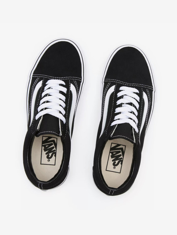 Vans Črne platnene superge iz semiša VANS Old Skool