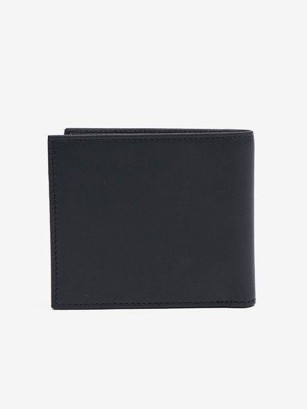 BOSS Črna moška usnjena denarnica Hugo Boss