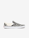 Vans Črne in krem vzorčaste superge Vans Classic Slip On