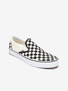 Vans Črne in krem vzorčaste superge Vans Classic Slip On