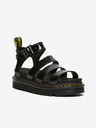 Dr. Martens Črni ženski sandali Dr. Martens Blaire s platformo