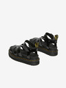 Dr. Martens Črni ženski sandali Dr. Martens Blaire s platformo