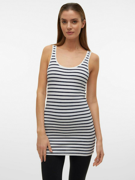 Vero Moda Modro-bela črtasta ženska majica Vero Moda Maxi
