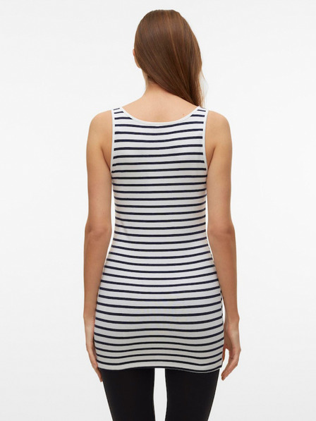 Vero Moda Modro-bela črtasta ženska majica Vero Moda Maxi