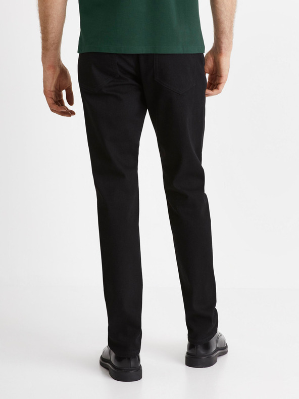 Celio Črne moške kavbojke Celio ravnega kroja