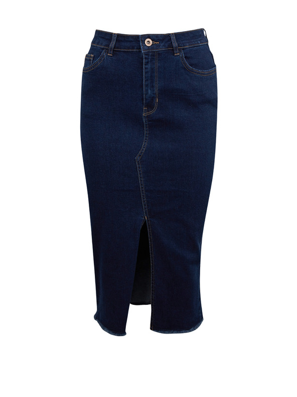 Orsay Temno modro žensko denim oprijeto krilo ORSAY