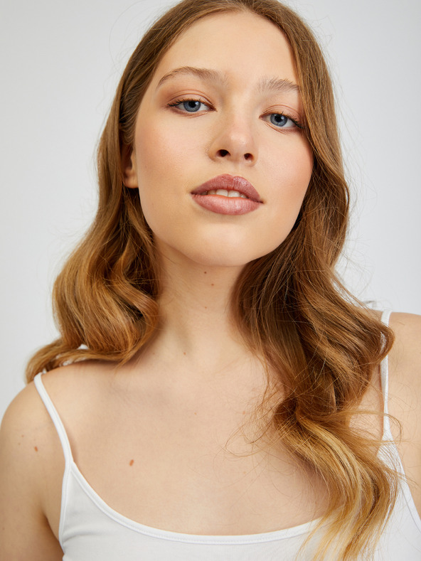 Orsay Bela ženska majica brez rokavov ORSAY