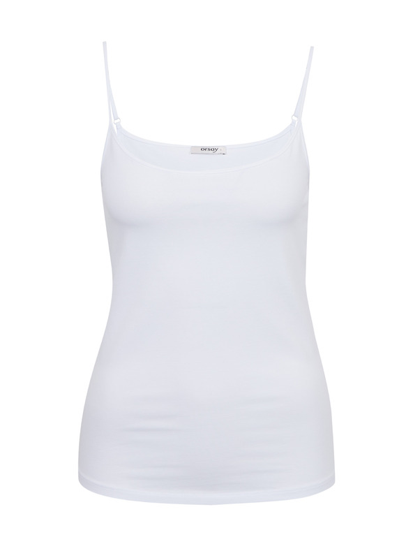 Orsay Bela ženska majica brez rokavov ORSAY