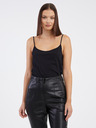 Orsay Črna ženska majica brez rokavov ORSAY