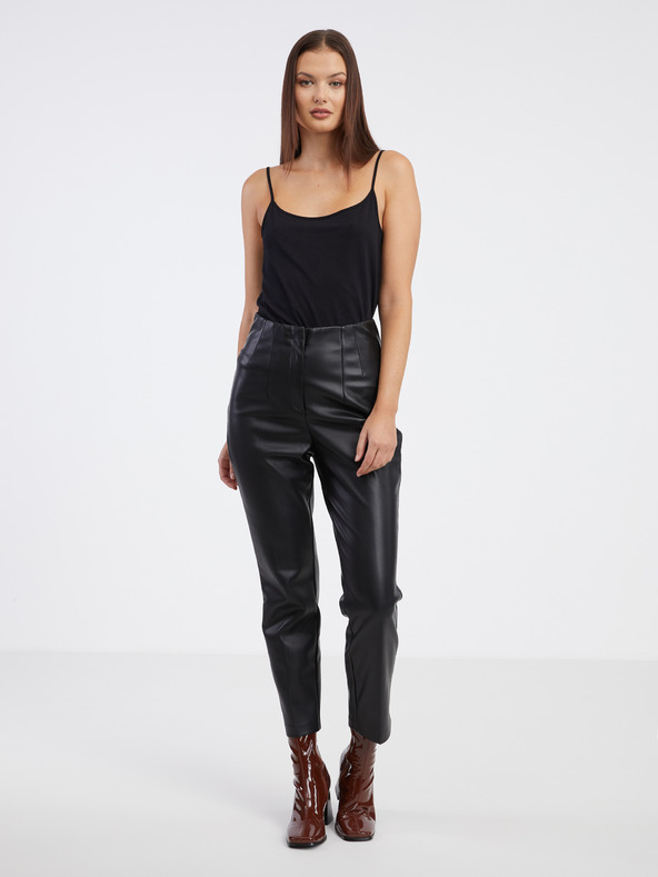 Orsay Črna ženska majica brez rokavov ORSAY