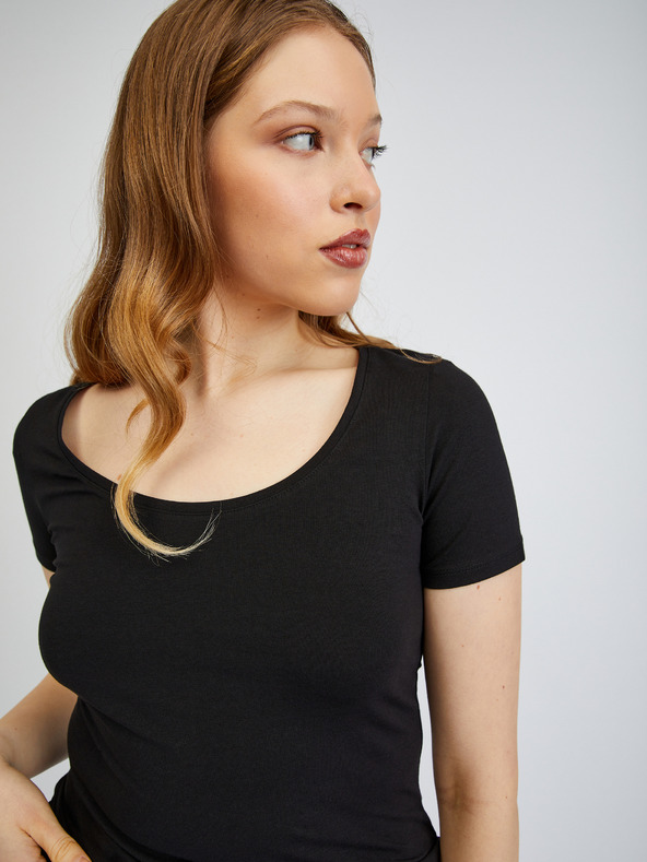 Orsay Črna ženska basic majica ORSAY
