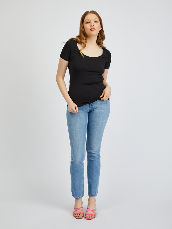 Orsay Črna ženska basic majica ORSAY