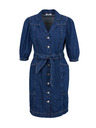 Orsay Temno modra ženska denim obleka ORSAY