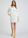 Orsay Bela ženska denim srajčna obleka ORSAY
