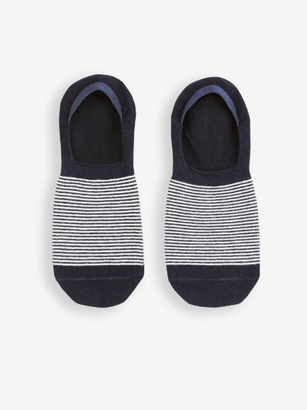 Celio Temno modre moške črtaste nogavice Celio Dimiray