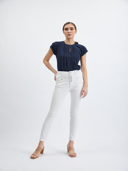 Orsay Bele ženske skinny fit kavbojke ORSAY