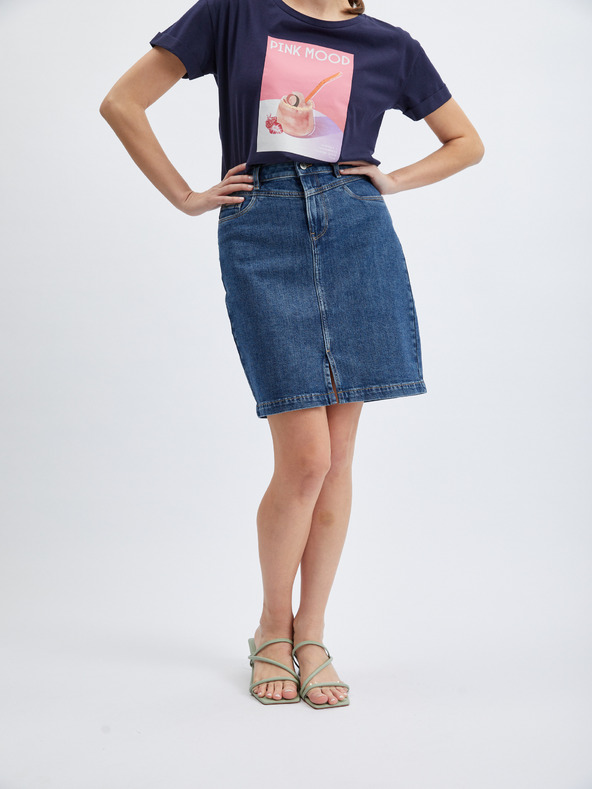 Orsay Modro žensko denim krilo ORSAY