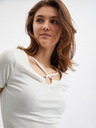 Orsay Bela ženska majica z okrasnim detajlom ORSAY