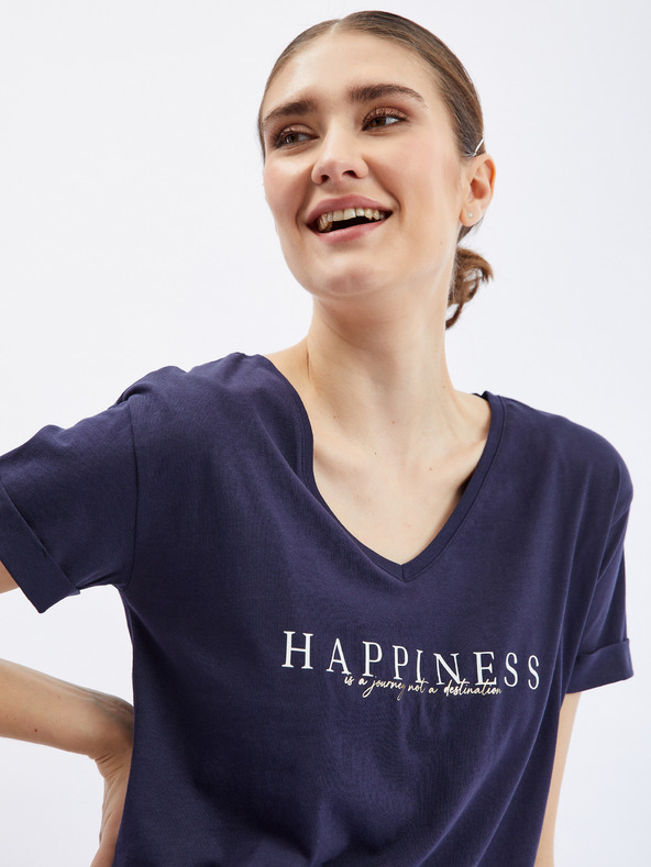 Orsay Temno modra ženska majica ORSAY