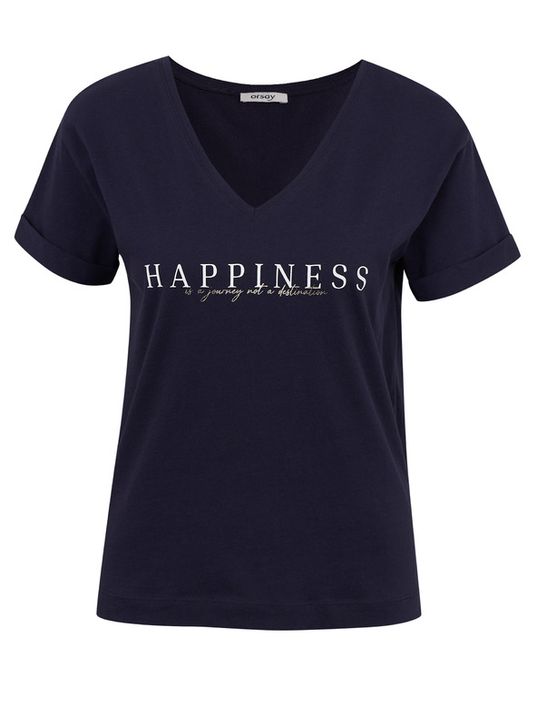 Orsay Temno modra ženska majica ORSAY