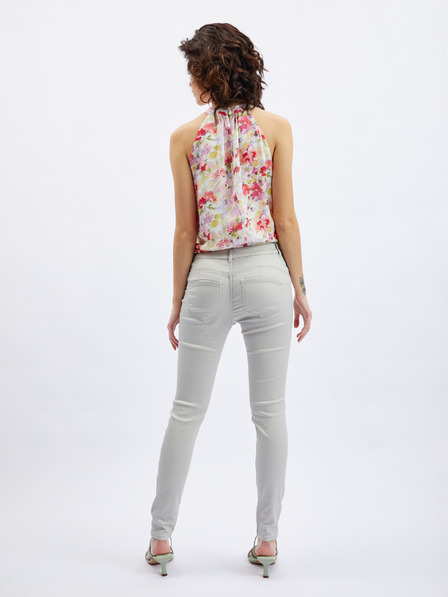 Orsay Svetlo sive ženske skinny fit kavbojke ORSAY